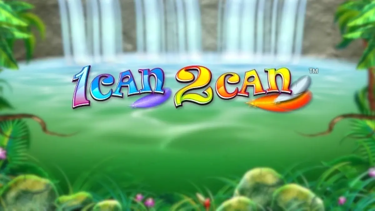 Tampilan layar permainan slot 1 Can 2 Can dengan tema hutan